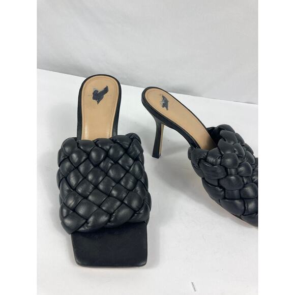 Marc Fisher Dakina Square Toe Slide Black Size 11 - Picture 3 of 6